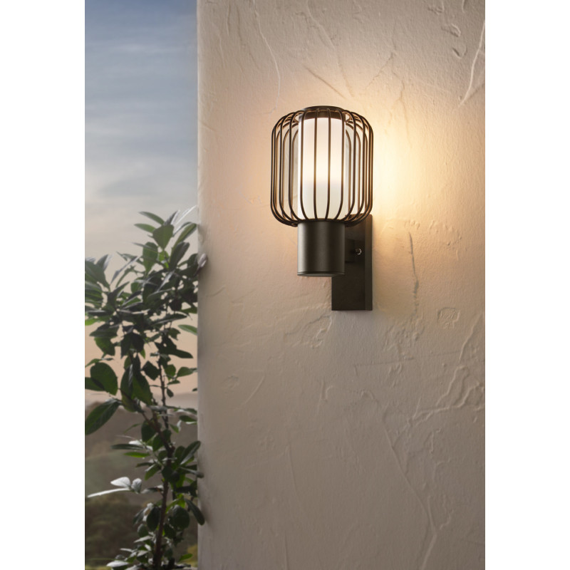 Applique extérieure Ravello noire E27 60 W EGLO