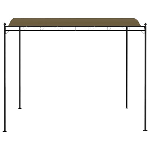 NNEVL Sunshade Awning 3x2.5 m Taupe 180 g/m&sup2;