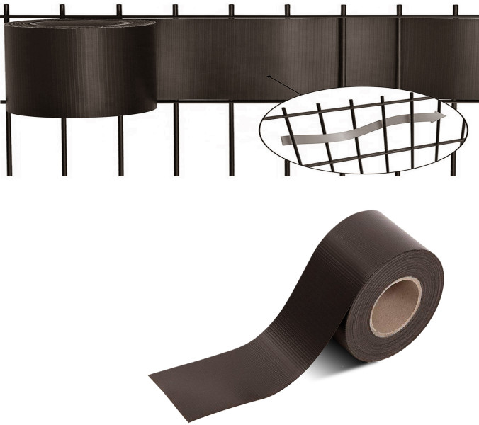 Taśma ogrodzeniowa 4,75cm x 35m Heckermann - Brązowa