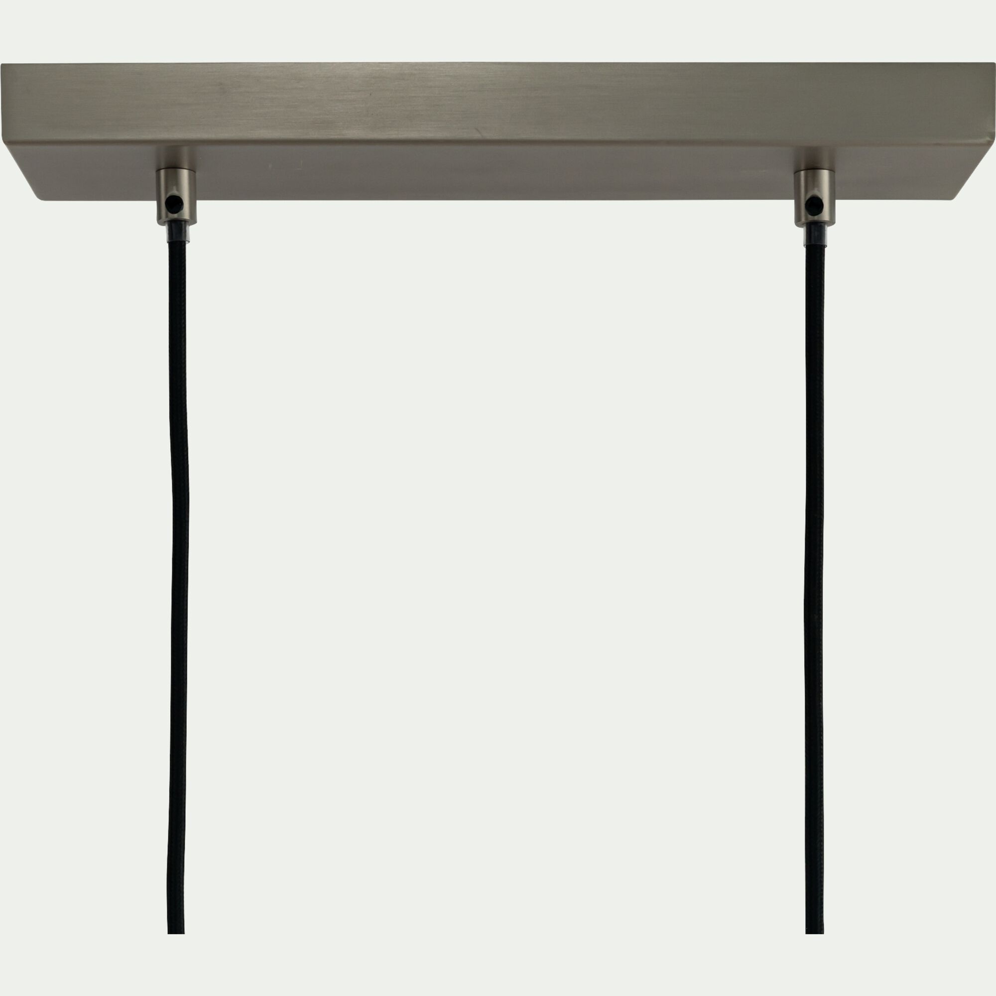 RAVENNE - Suspension électrifiée en fer 3 ampoules - argenté