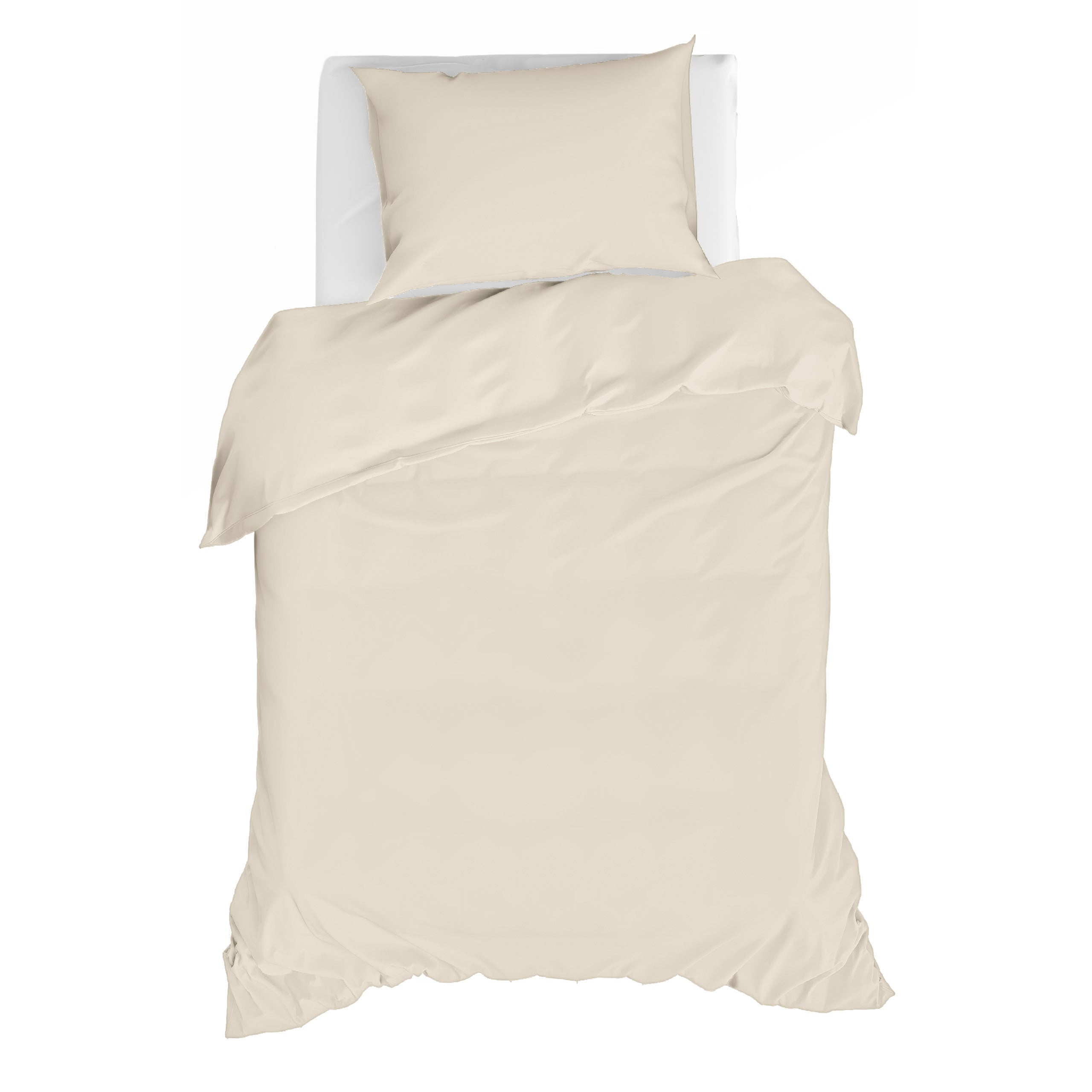 by fonQ Fresh Dekbedovertrek 140 x 200/220 cm - Light Sand