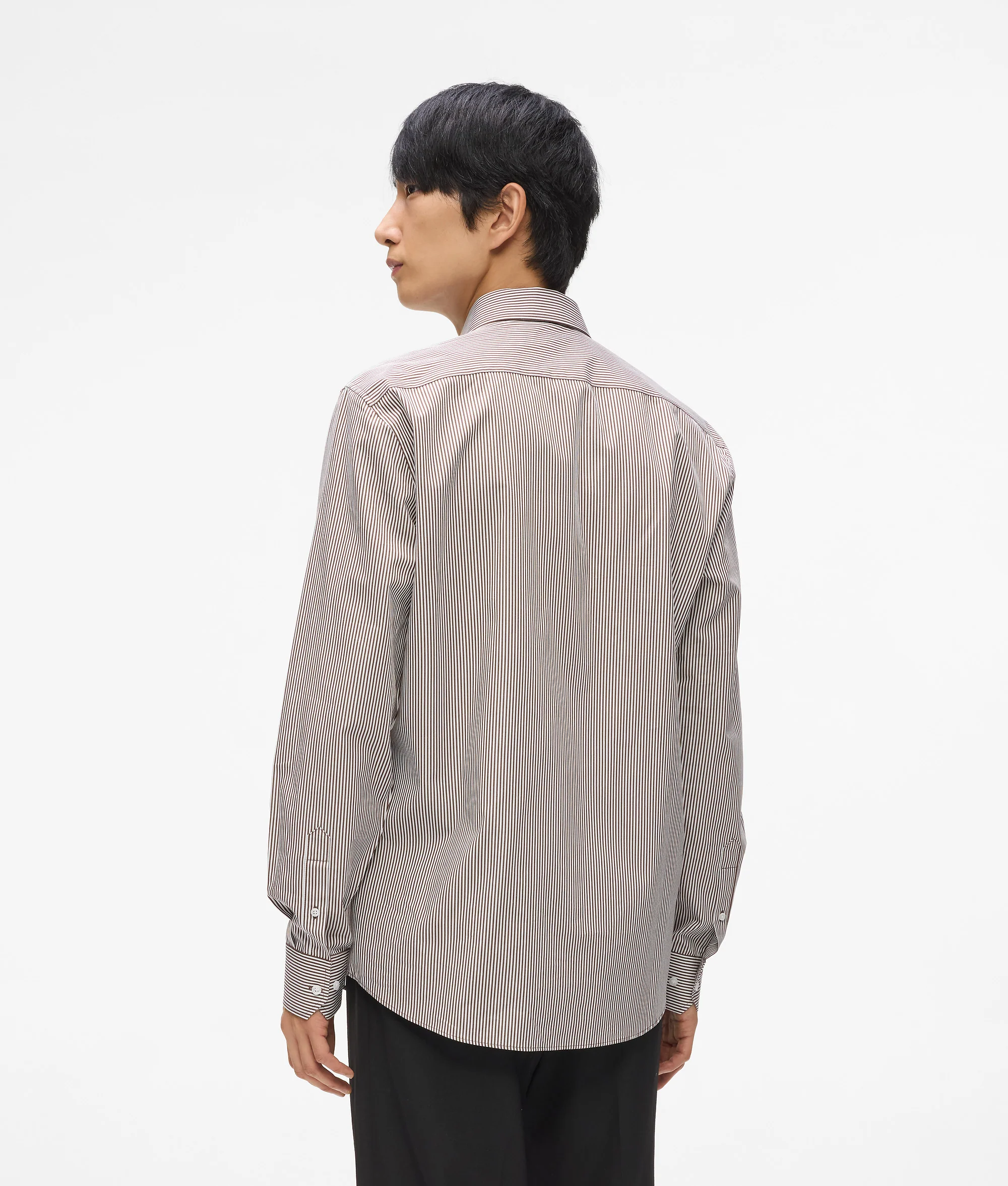 Chemise rayée ajustée