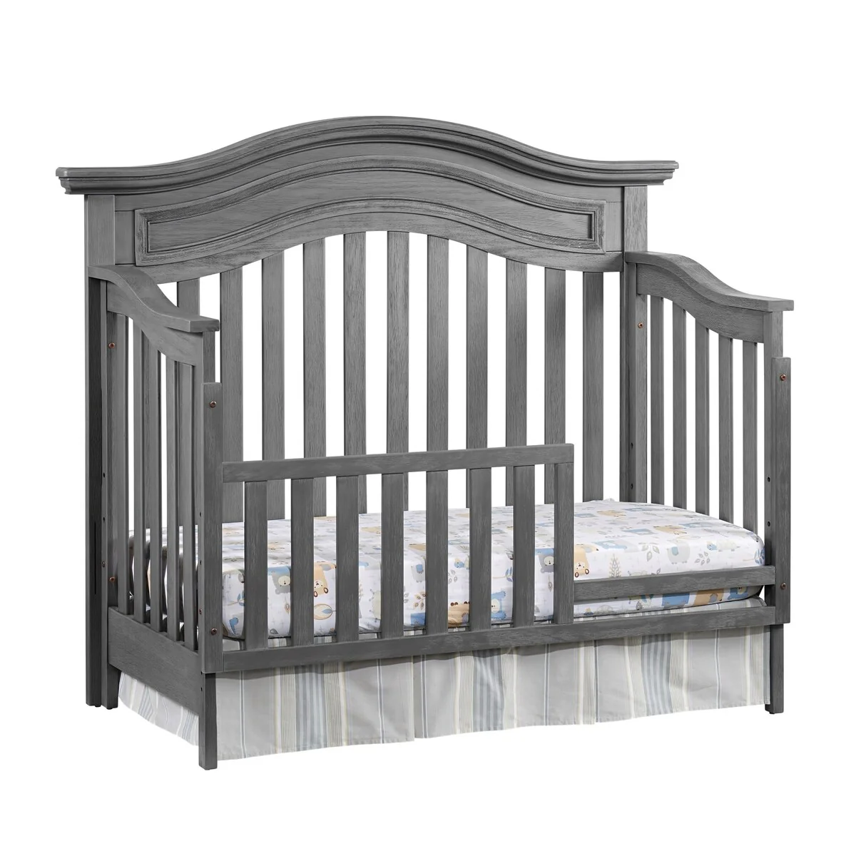 Oxford Baby Glenbrook 4 in 1 Convertible Crib - Graphite Gray