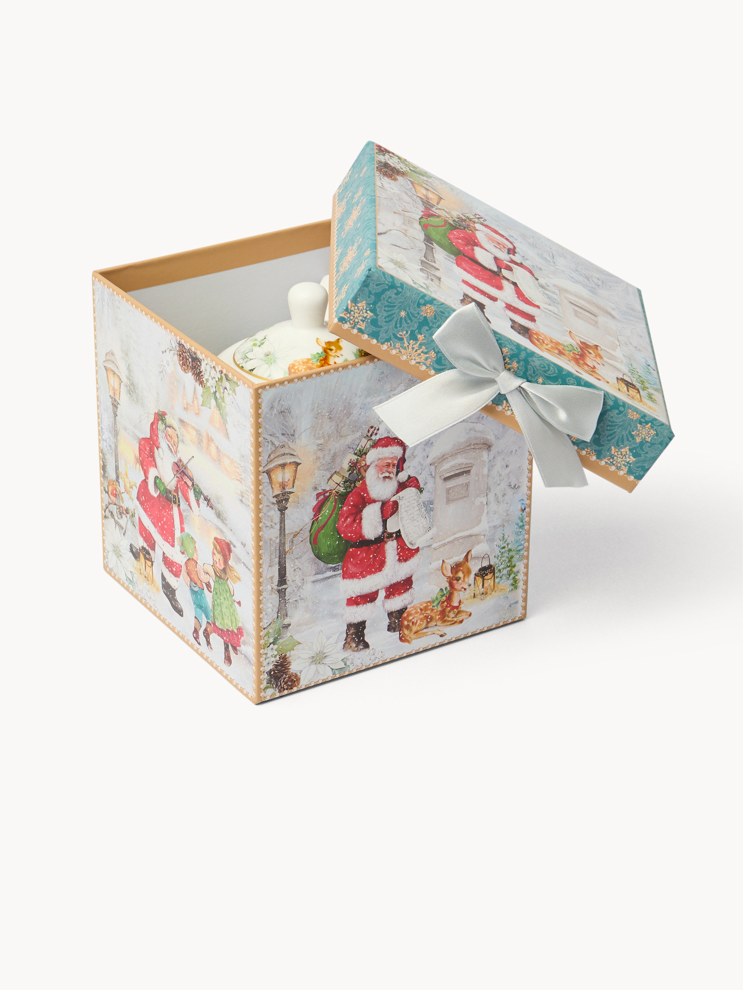 Teaforone in new bone china Babbo Natale vintage