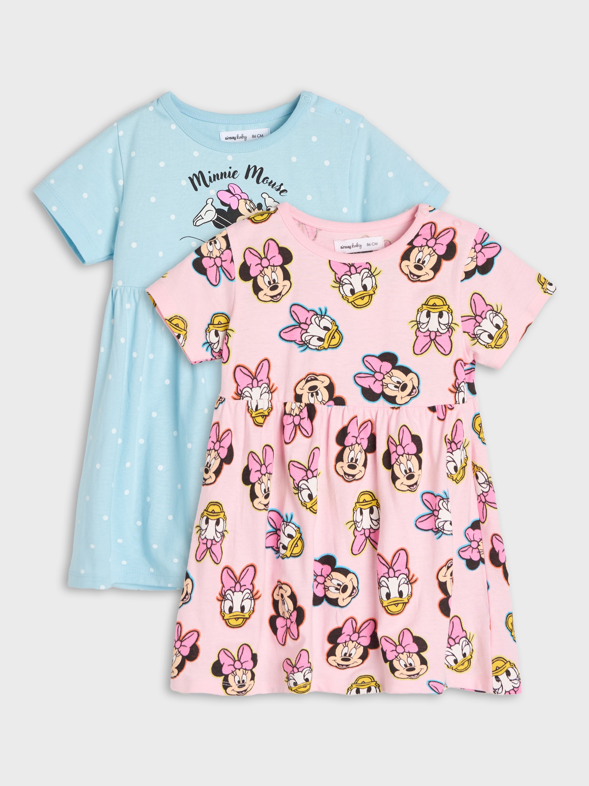 Bawełniane sukienki 2 pack Minnie Mouse