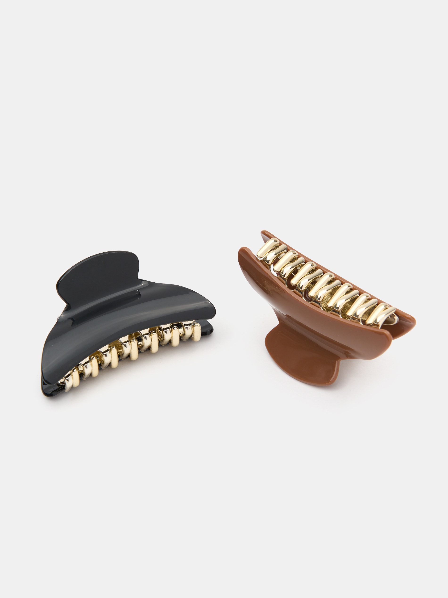 Klamry do włosów ze złotymi detalami 2 pack