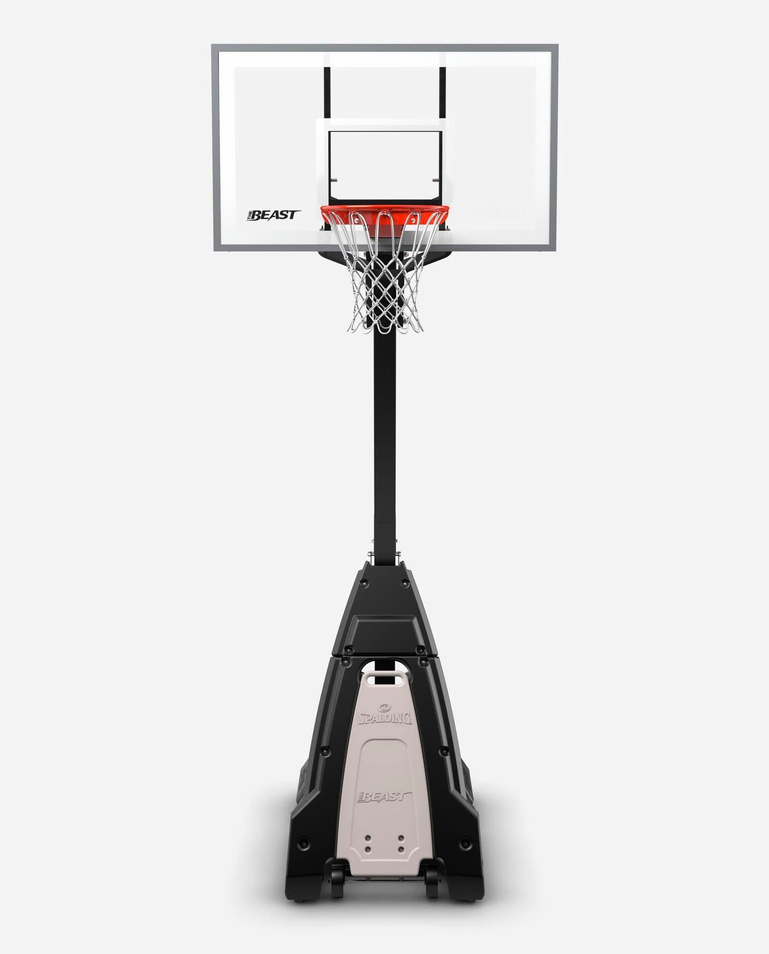 Spalding Glass Beast Portable Basketball System, 54-in