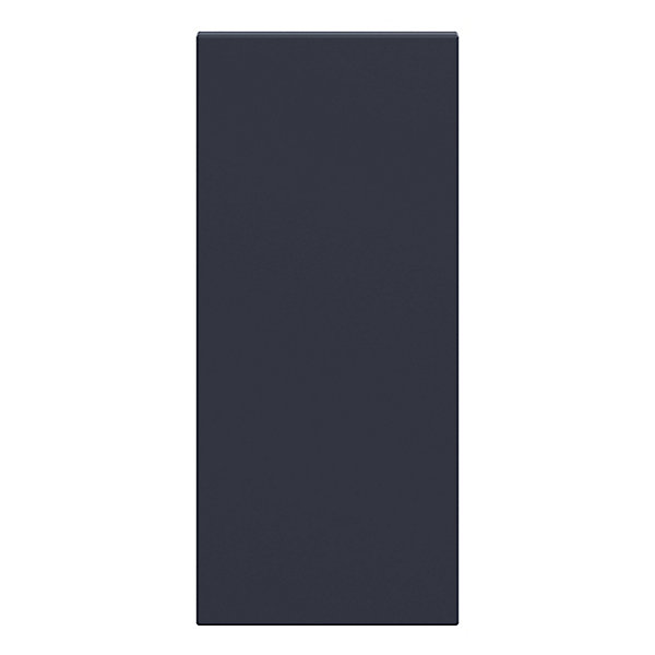 Panneau de finition haut Goodhome Garcinia et Stevia bleu mat H. 72 cm x l. 32 cm x Ep. 18 mm