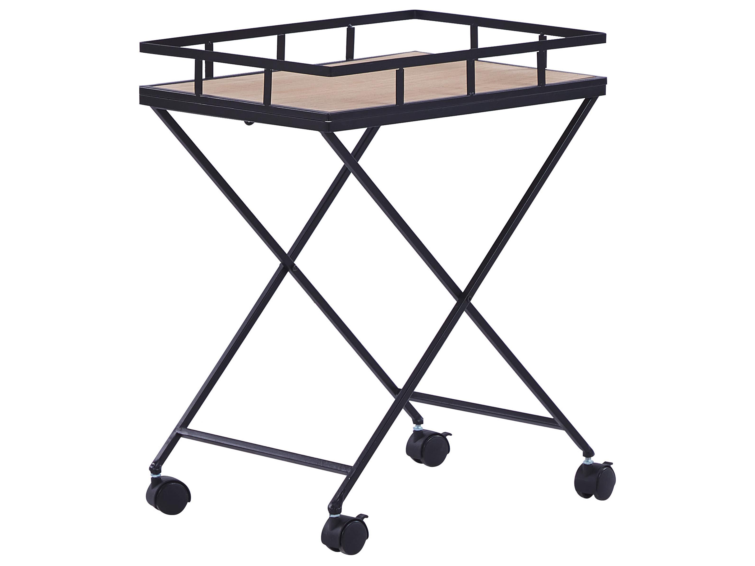 Kitchen Trolley LEOTI Metal Black