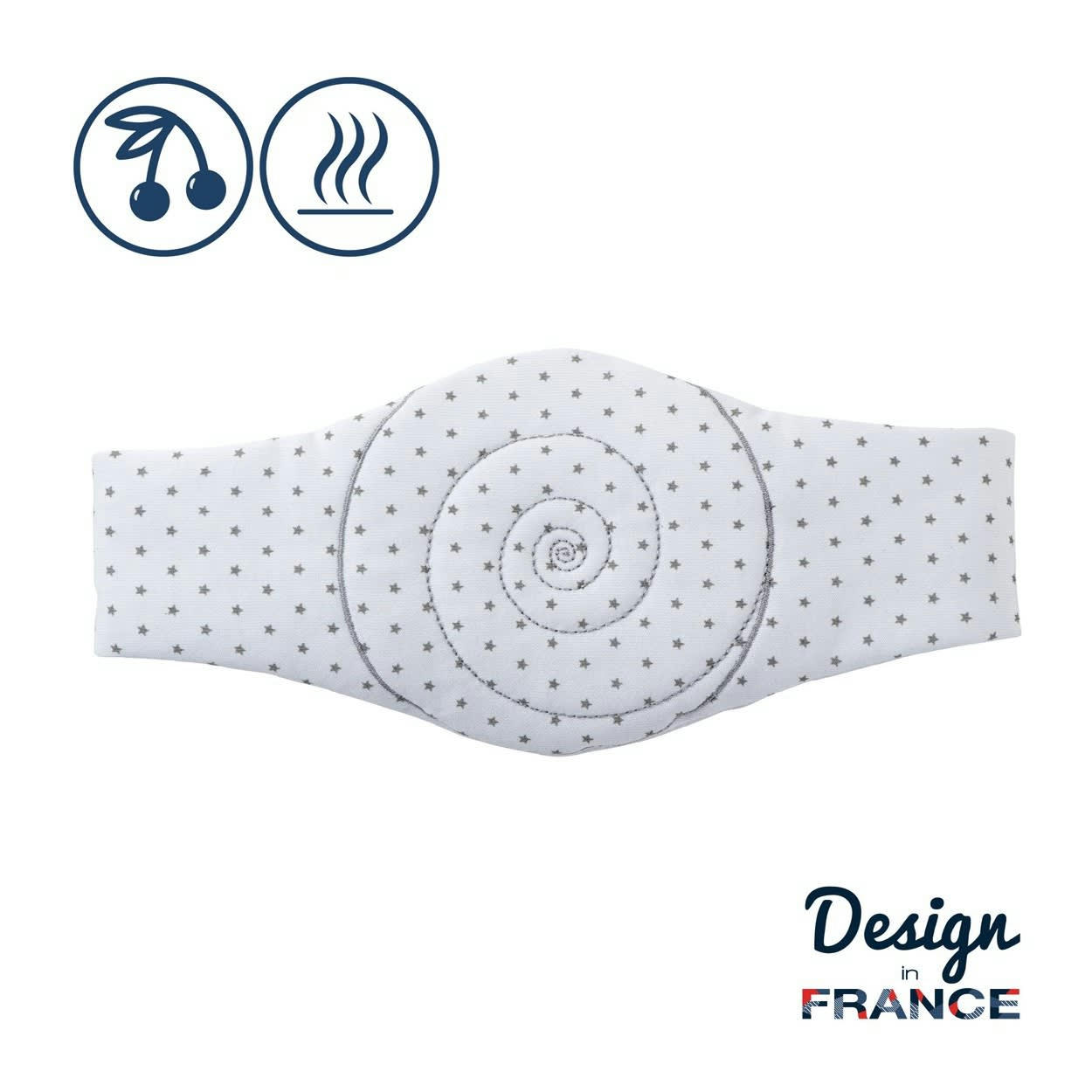 - Mini bouillotte de massage bébé - Blanc