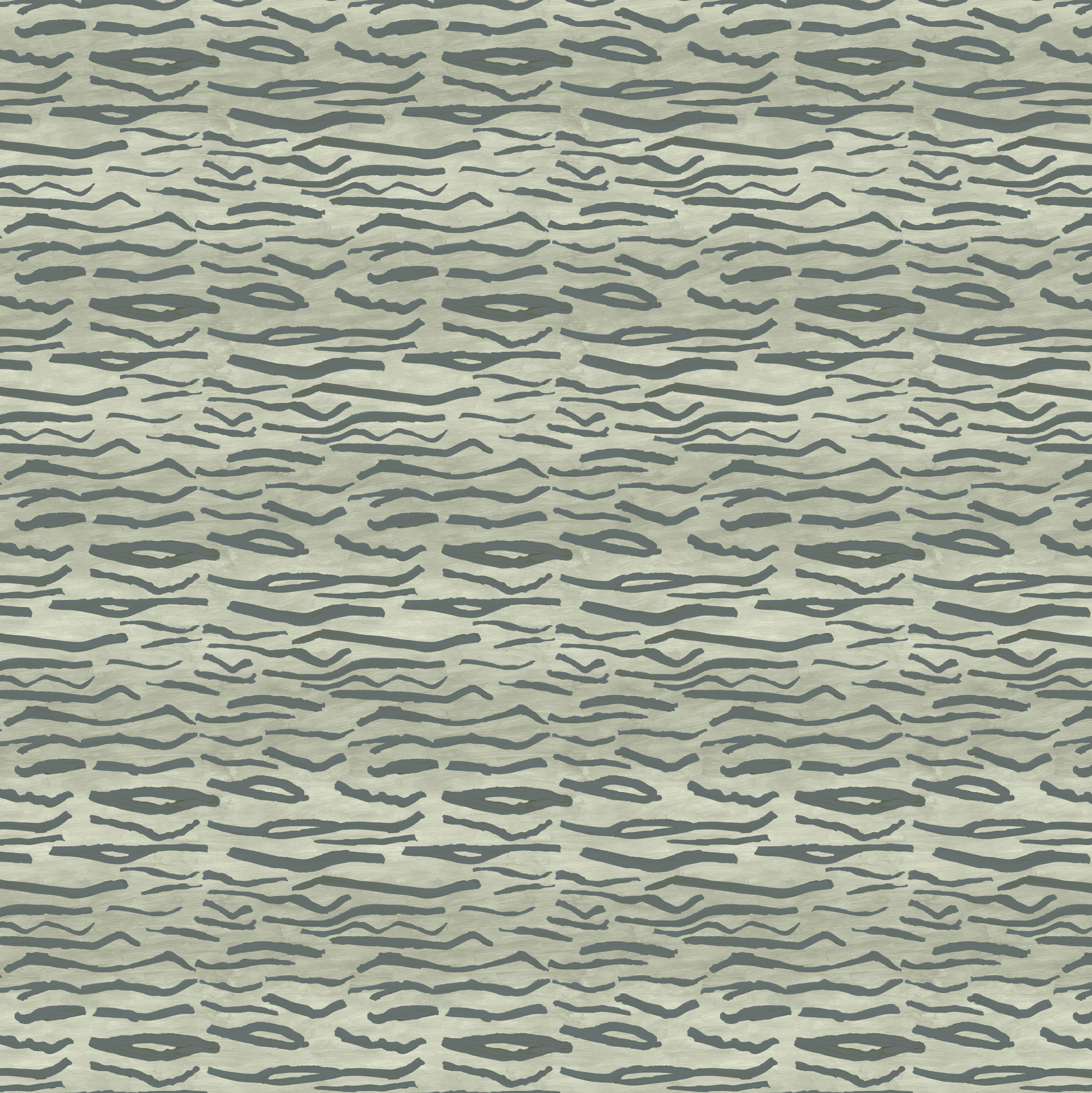 Behang Animal stripes Laurel green