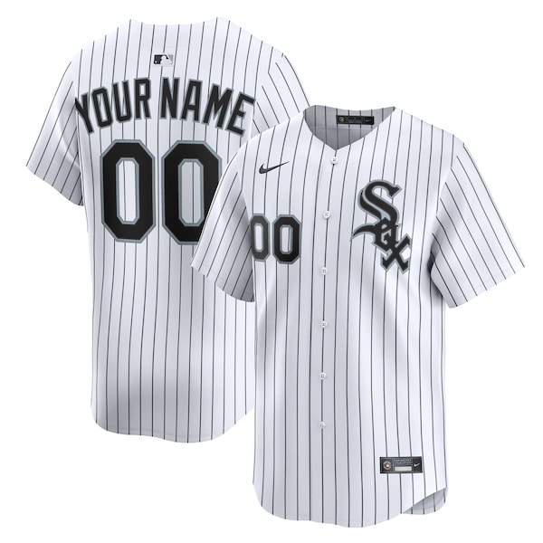 Chicago White Sox Nike Youth Home Custom Limited Jersey - White