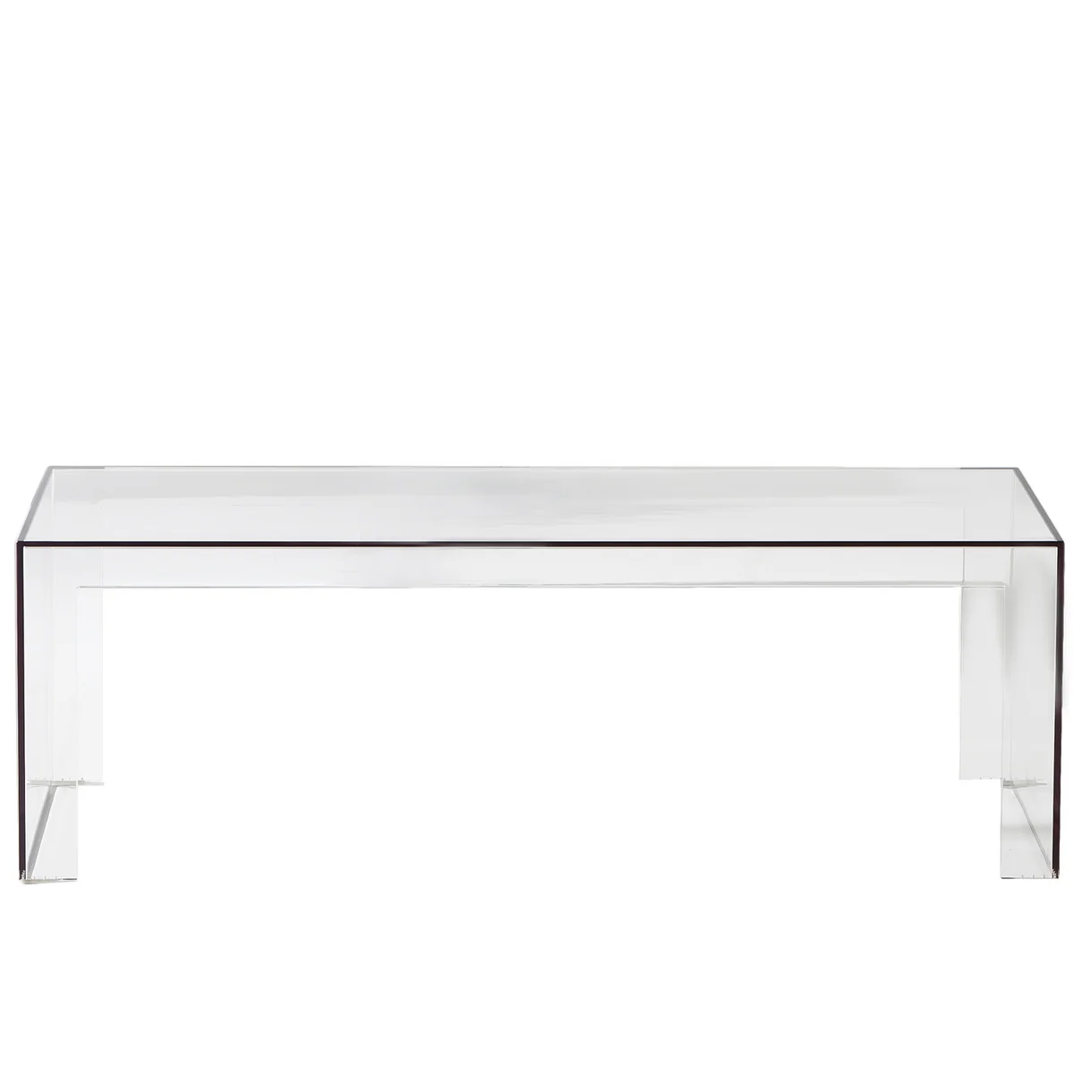 Kartell - Invisible Side Beistelltisch 120 x 40 x 40 cm, glasklar