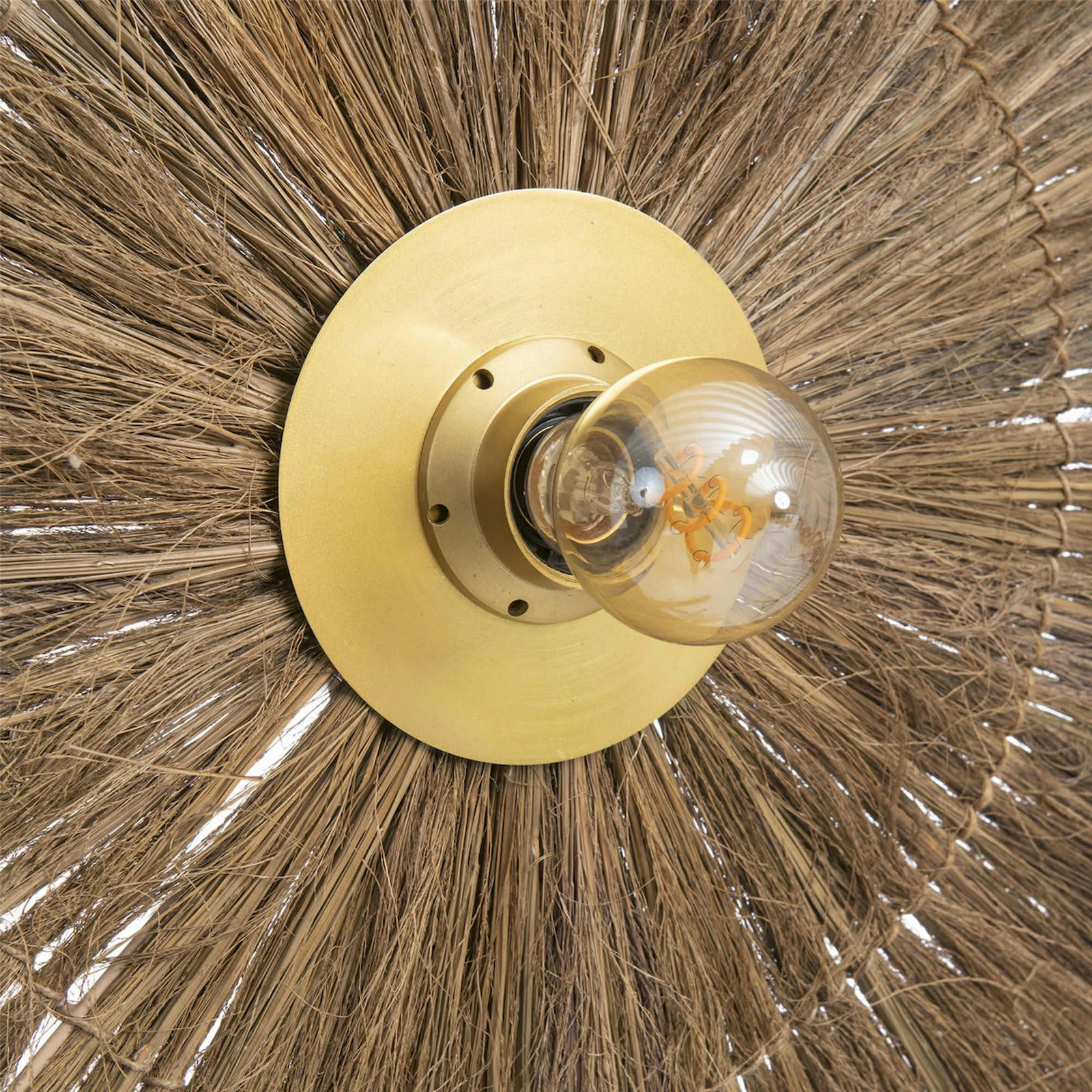 BALI BAZAR - Applique Métal Beige 45x11x46 cm