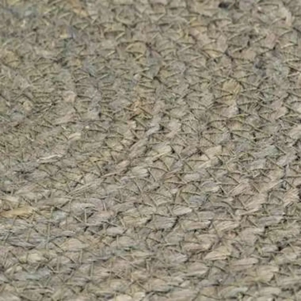 vidaXL - Placemat - Grijs - Jute - 6 stuks