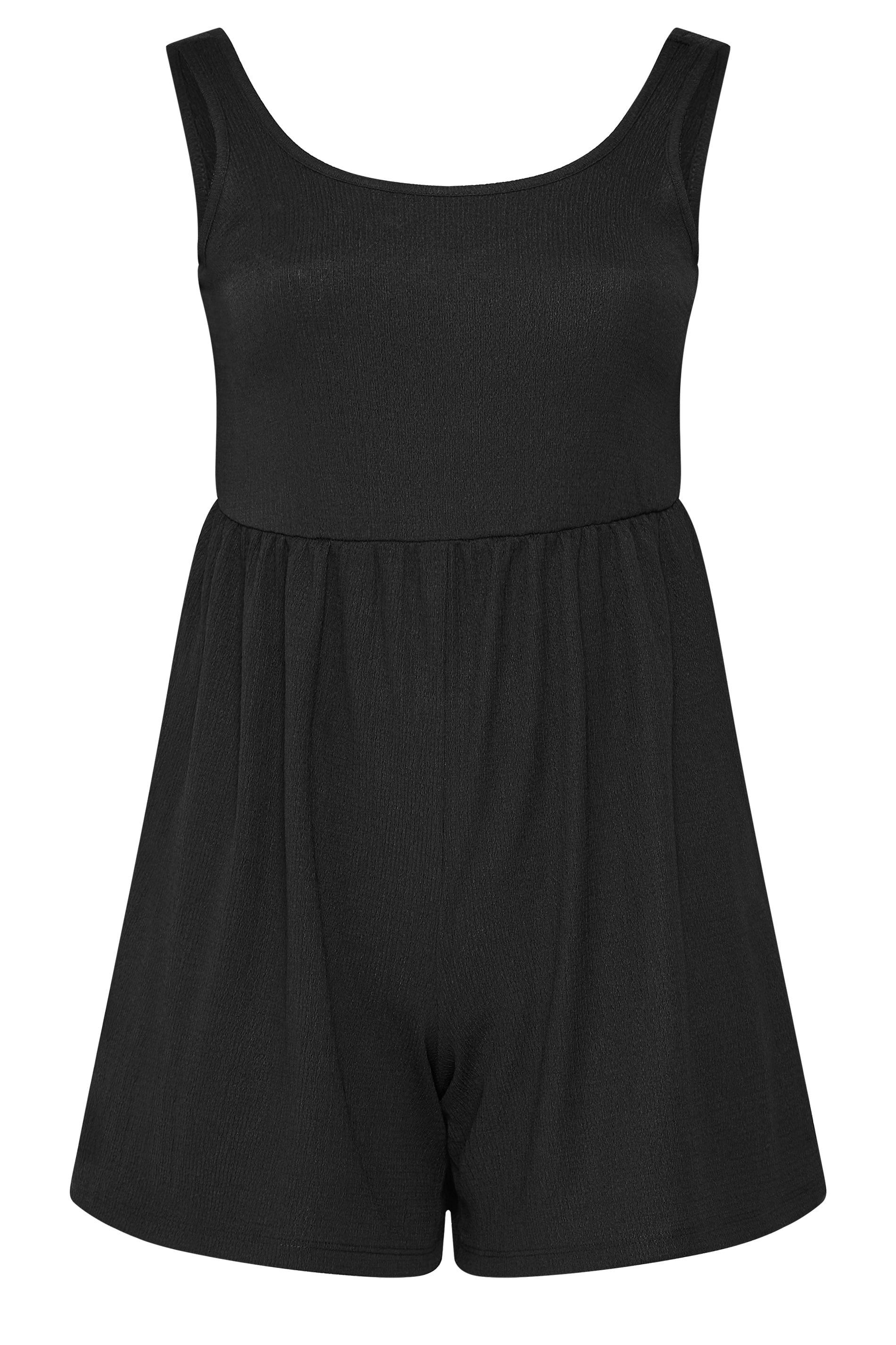 Yours Smock Textured Playsuit