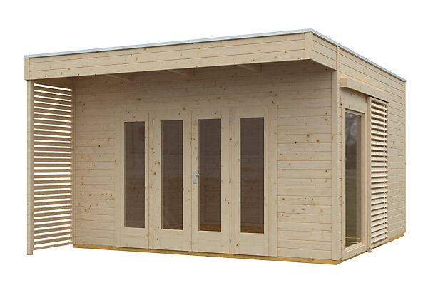 Abri de jardin SKAN HOLZ Tokio 2 420x402cm, 19mm, non traité