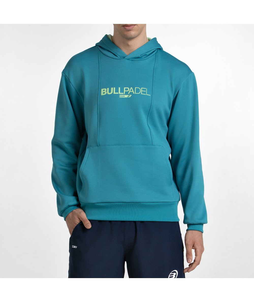 SUDADERA BULLPADEL ACUBE VERDE AZULADO
