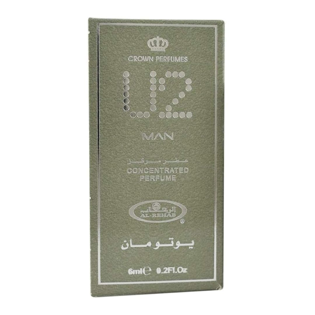 al rehab crown perfumes Al Rehab U2 Man 6ml Roll-On Oil