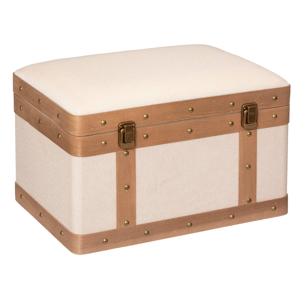 Caixa NORAH em mdf e linho 29,5x44cm