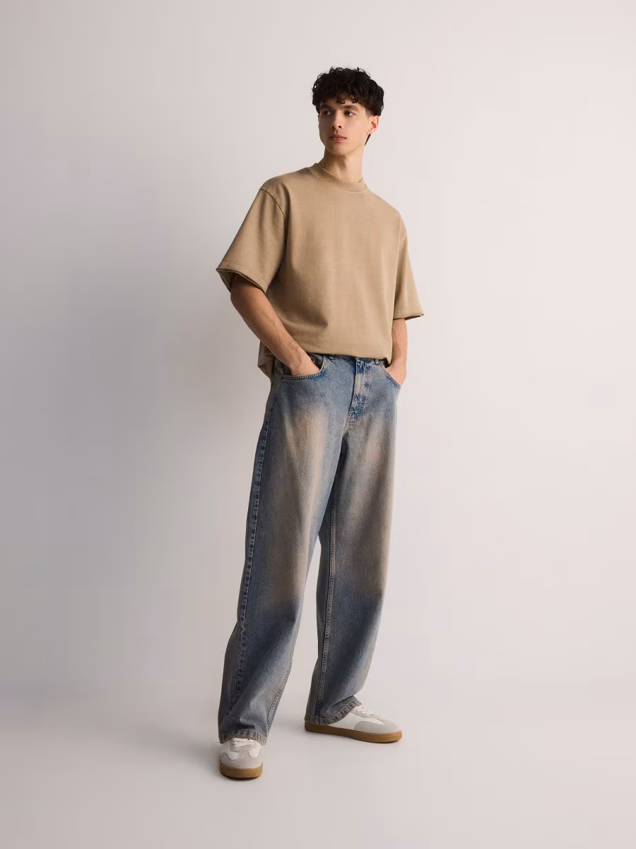 Boxy T-Shirt With Wash Effect