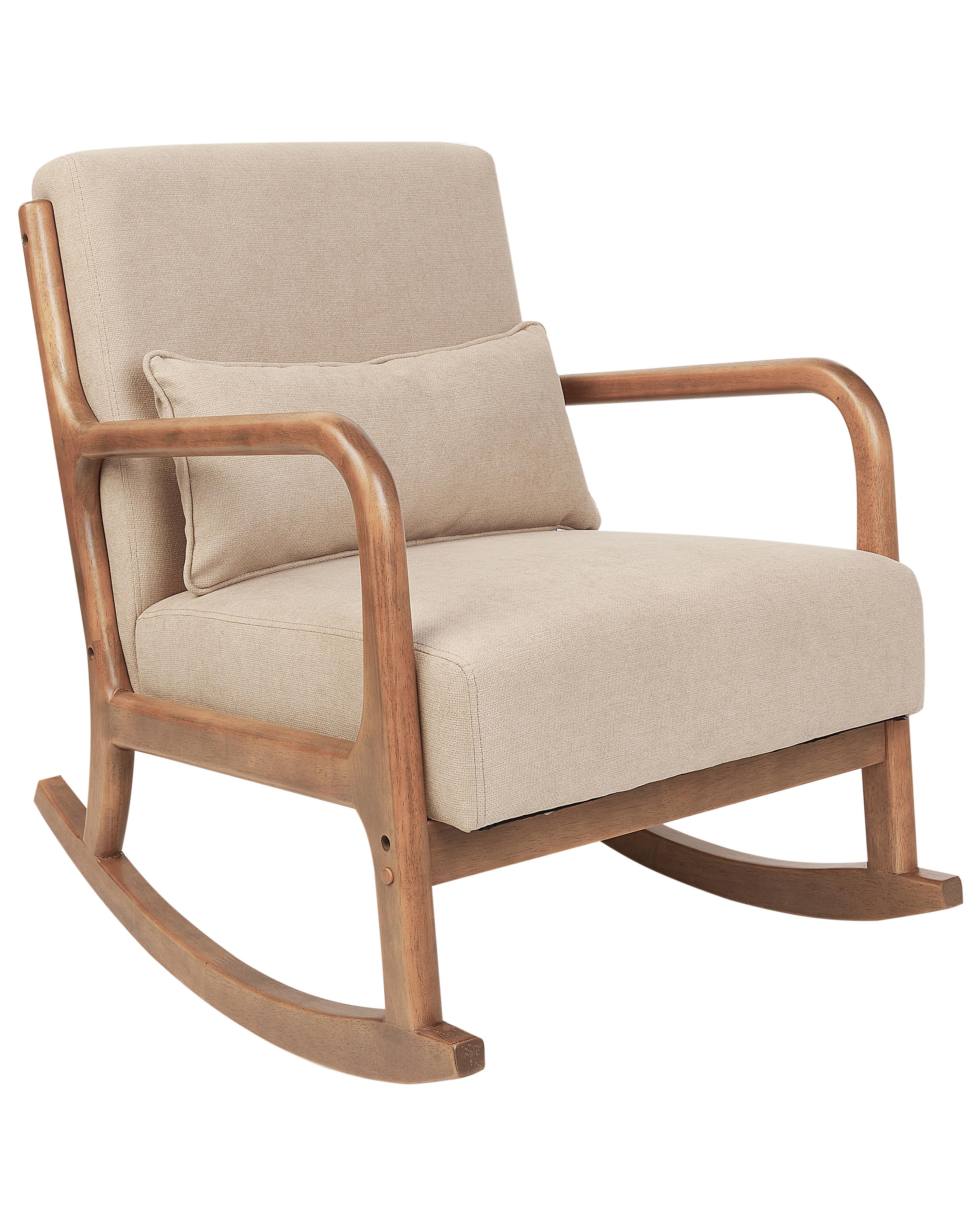 Armchair SKOVDE Faux Fur Taupe