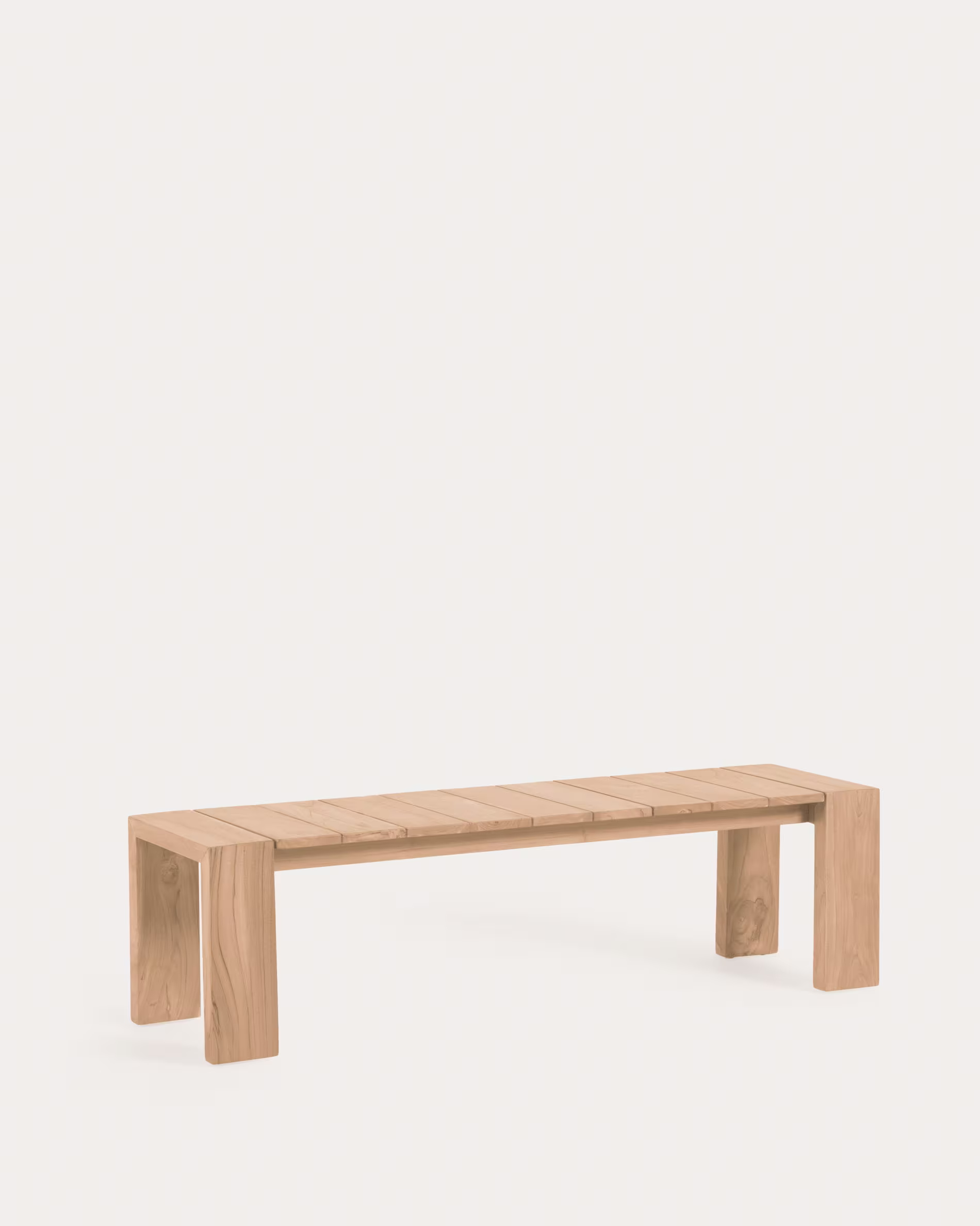 Banco de exterior Victoire de madera maciza de teca 215 cm