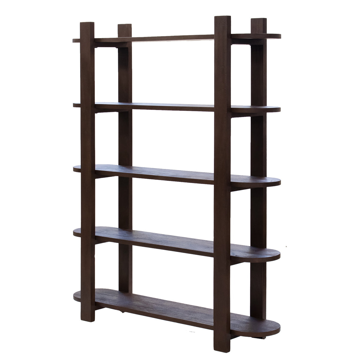 Giga Meubel Wandkast Luuk - Mangohout - Bruin - 160x38x190cm