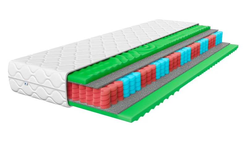 Materac kieszeniowy 180x200 HyperElastic H3 masujący 21 cm dwustronny