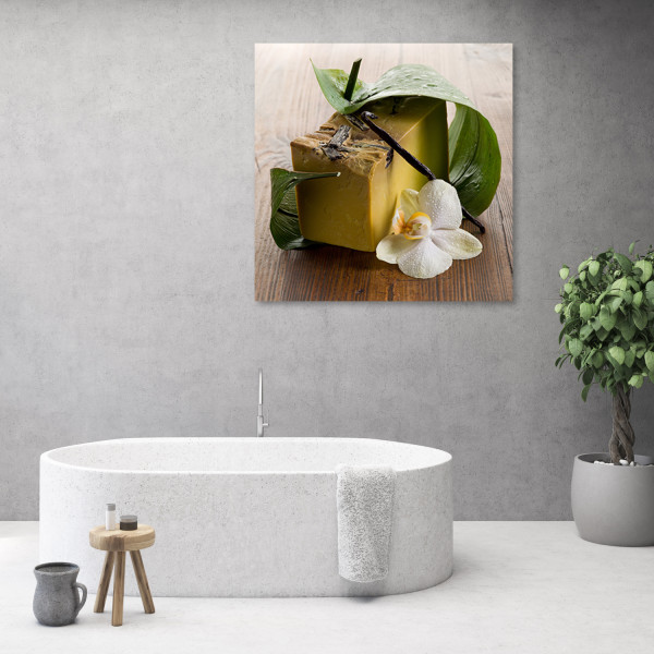 Feeby Obraz na płótnie, Mydło zen spa 30x30