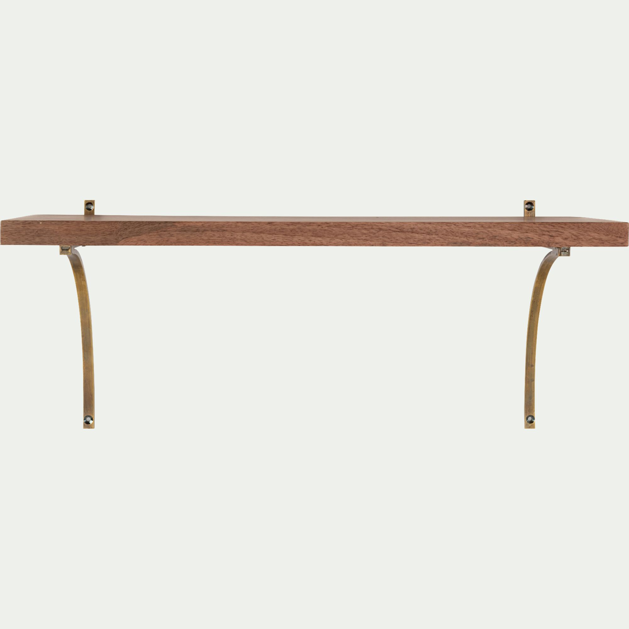 BRIOU - Étagère murale décorative en bois de manguier L60cm - naturel