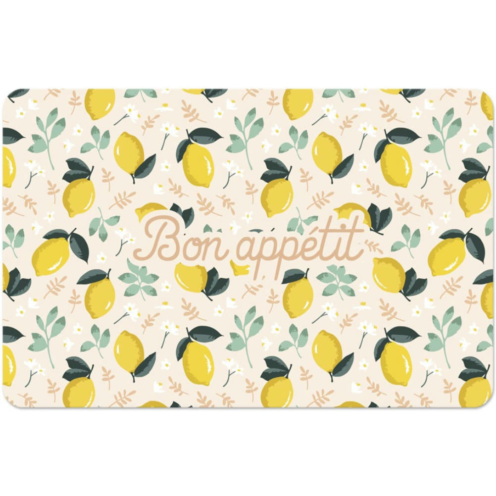 - Set de table Bon appétit citrons 28x43cm
