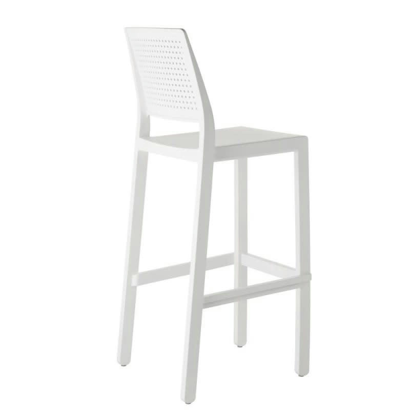 EMI - Tabouret design en plastique blanc