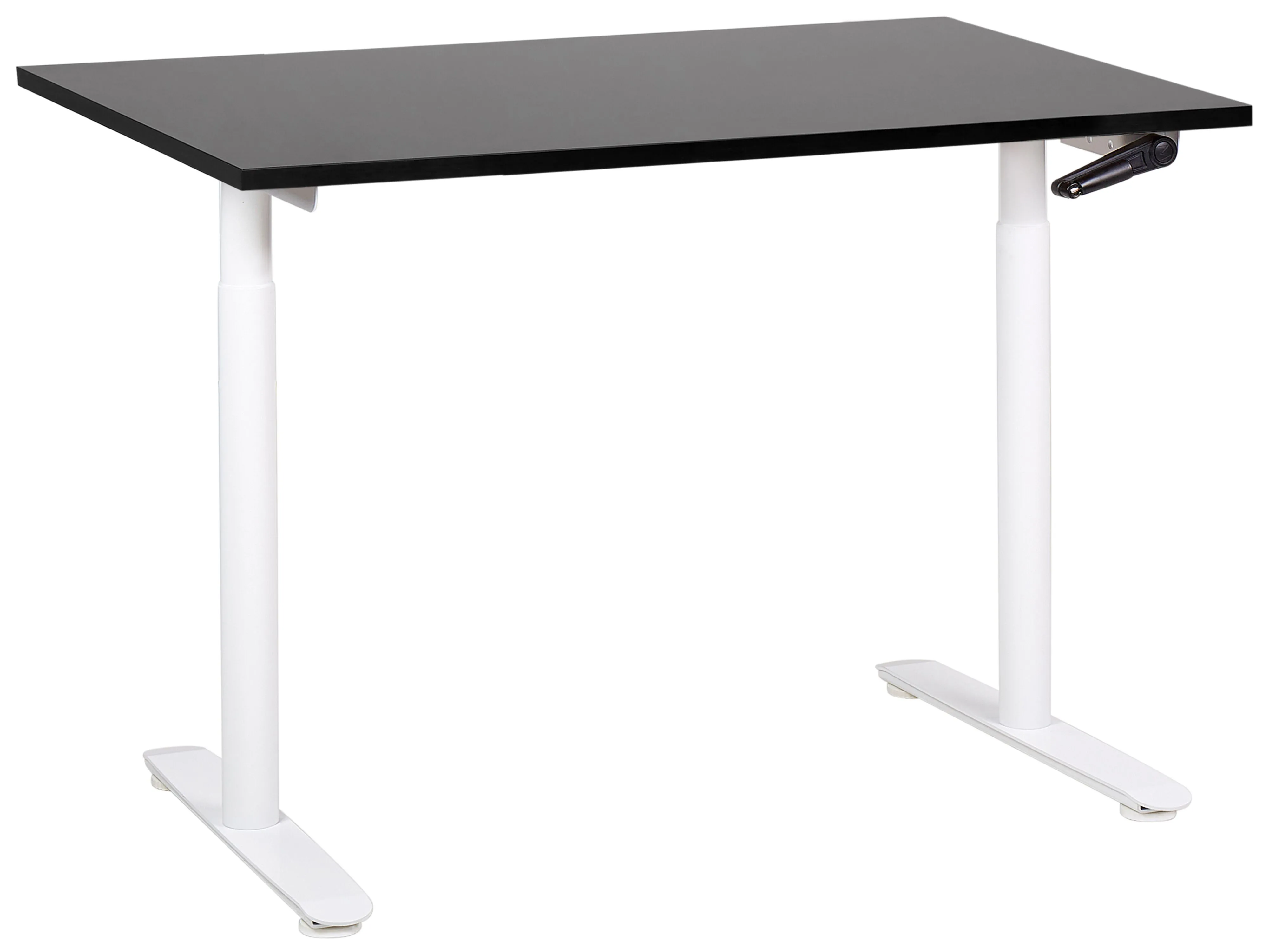 Manual Adjustable Standing Desk DESTINAS Black/ White 120 cm 72 cm