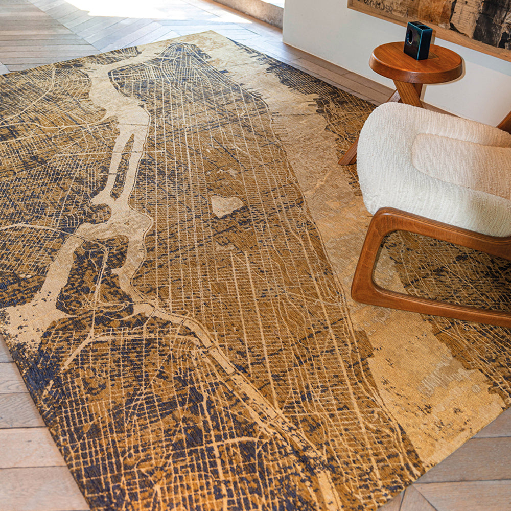 Louis de Poortere Cities Vloerkleed 280 x 390 cm - Gatsby Gold