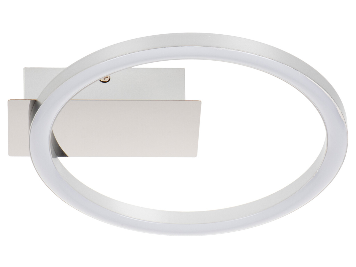 Plafon Caxia LED aluminiowy srebrny