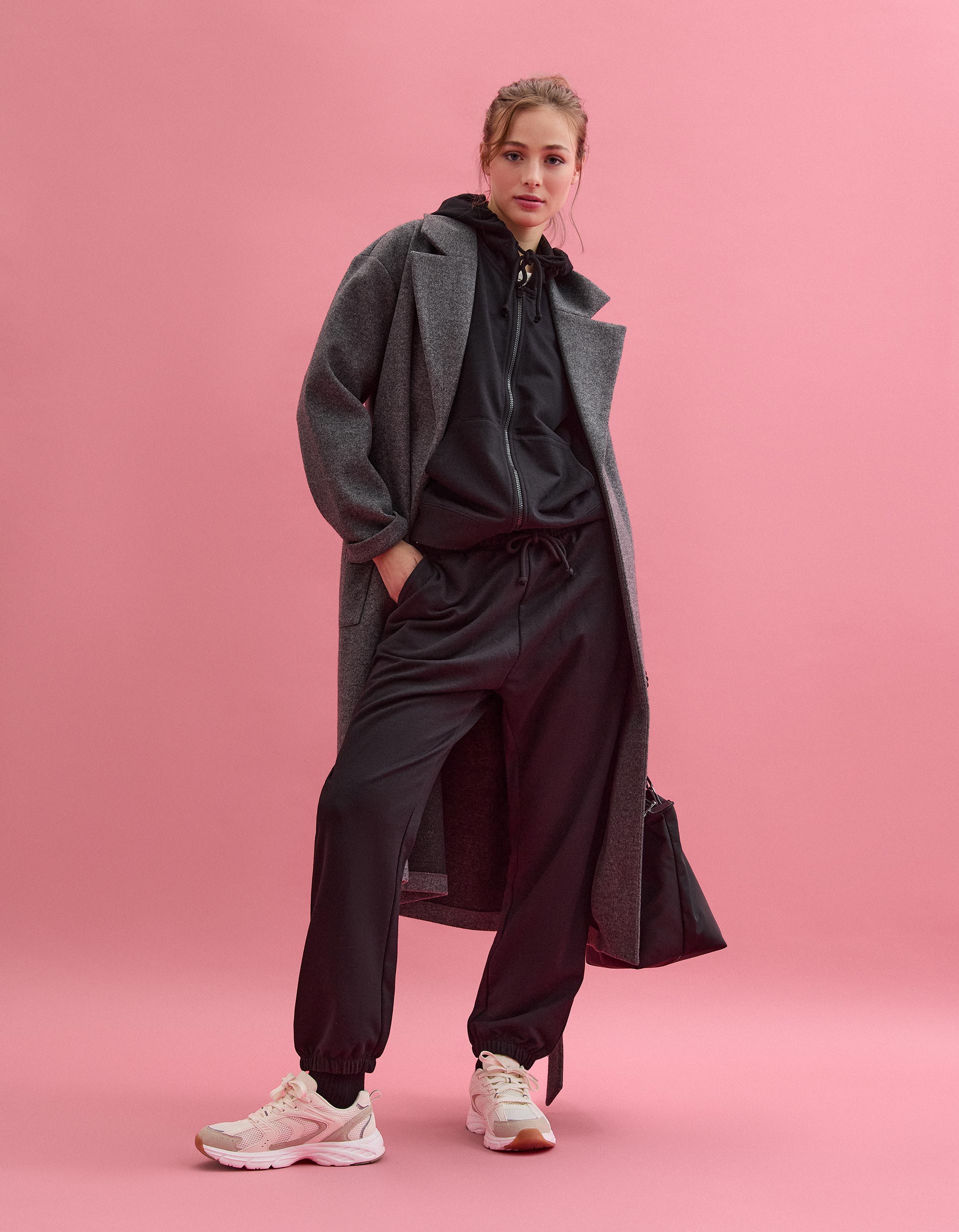 Calças Joggers, Mulher, Preto