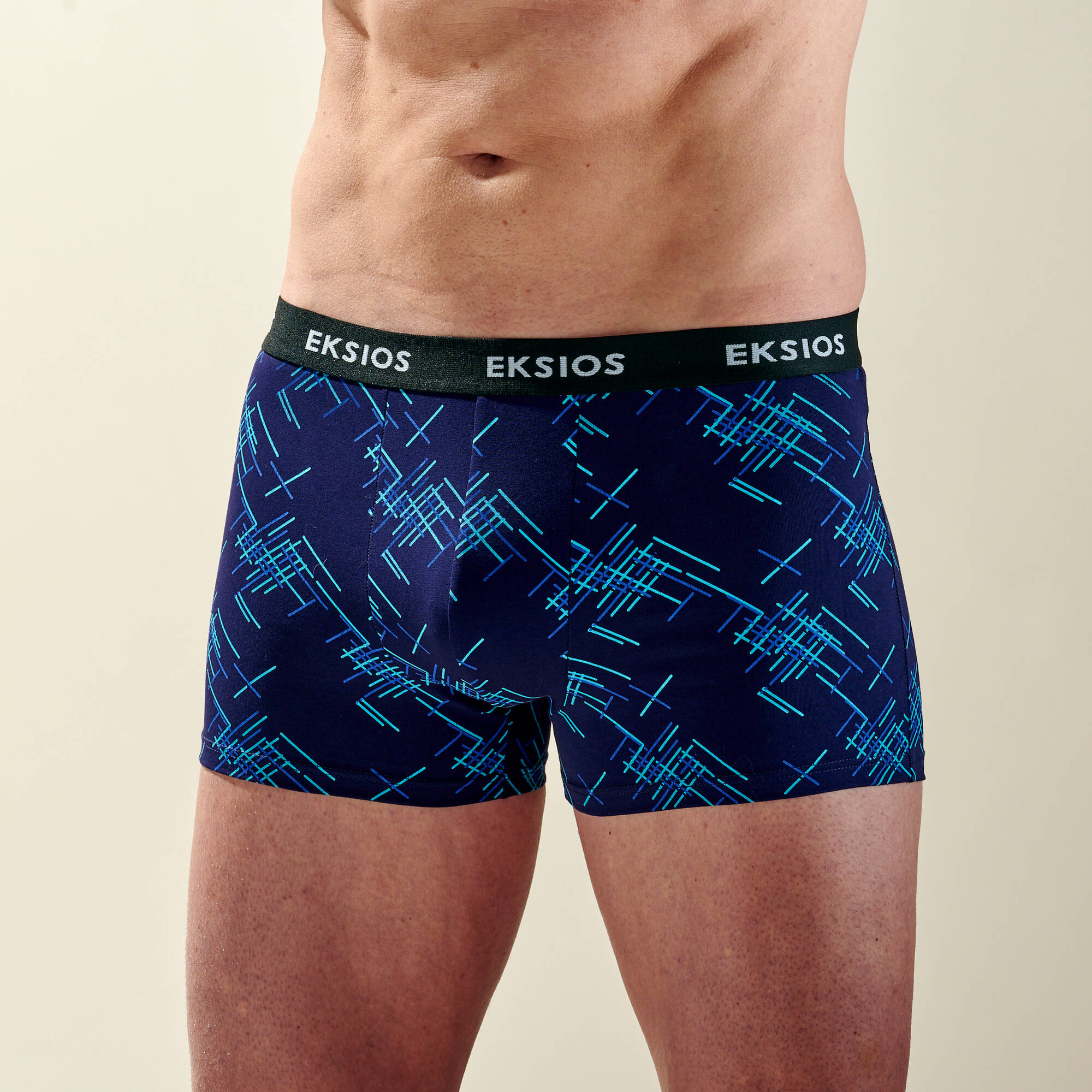 Boxer élastiqué fantaisie - lot de 4