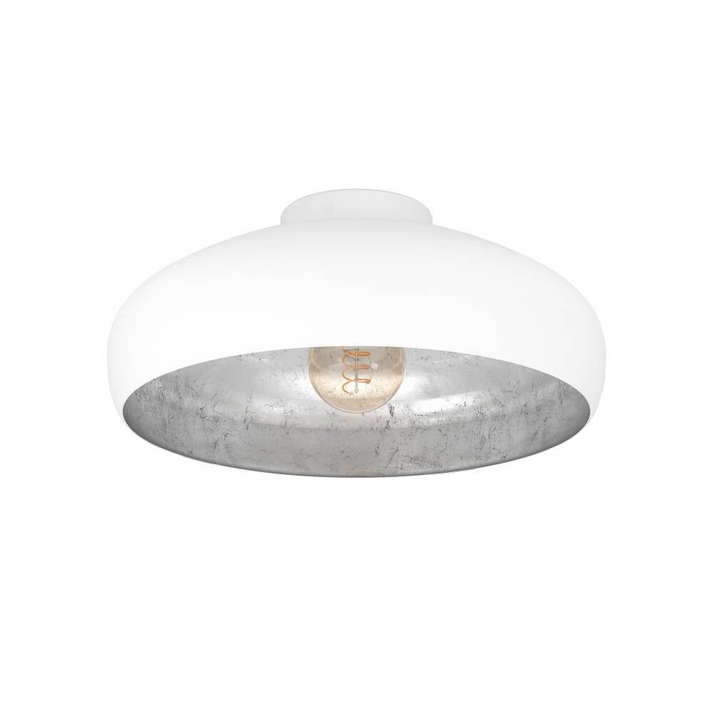 TAKLAMPE EGLO MOGANO HVIT/SØLV 40CM