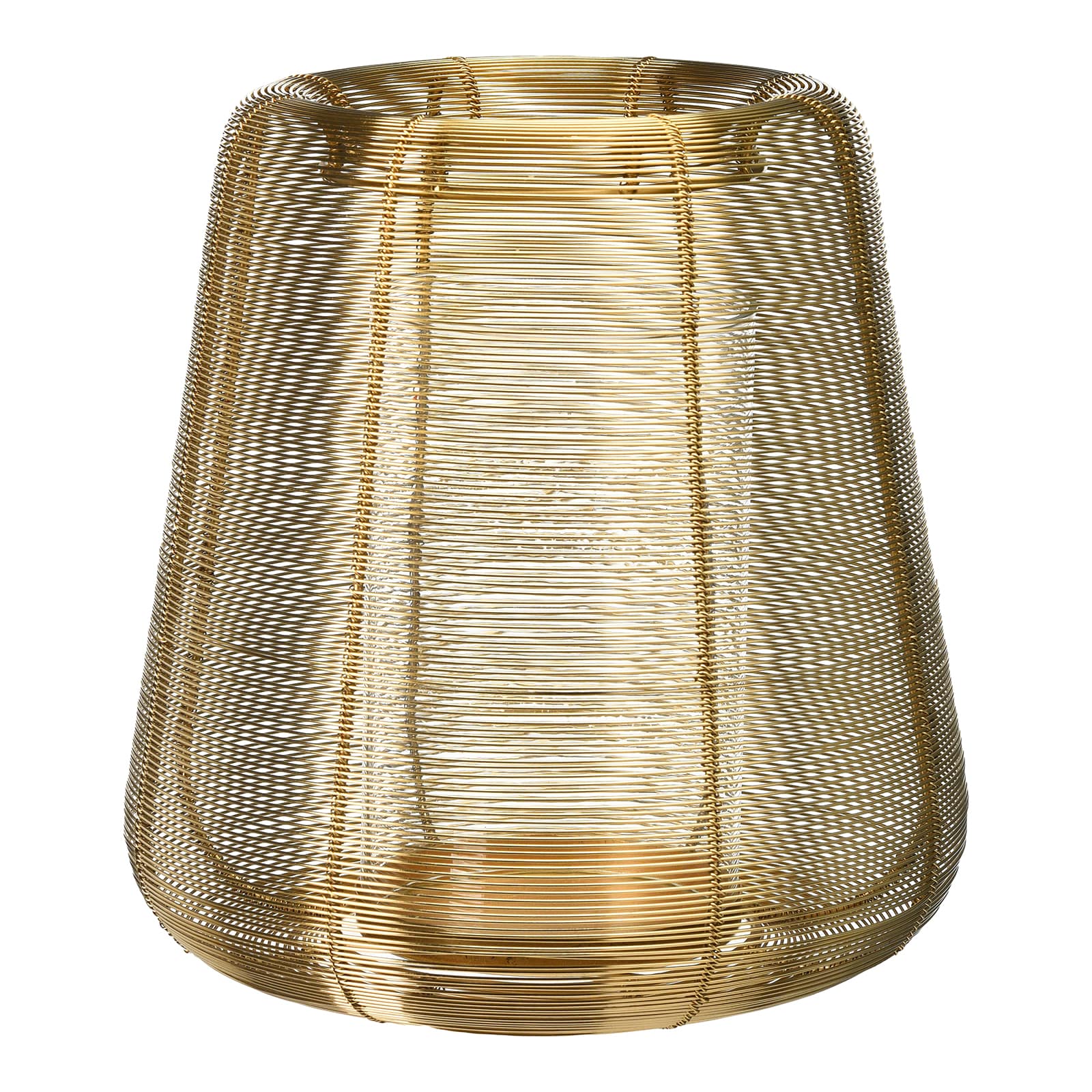 Windlicht Posh Gold, ⌀ 28 cm, H 300 mm