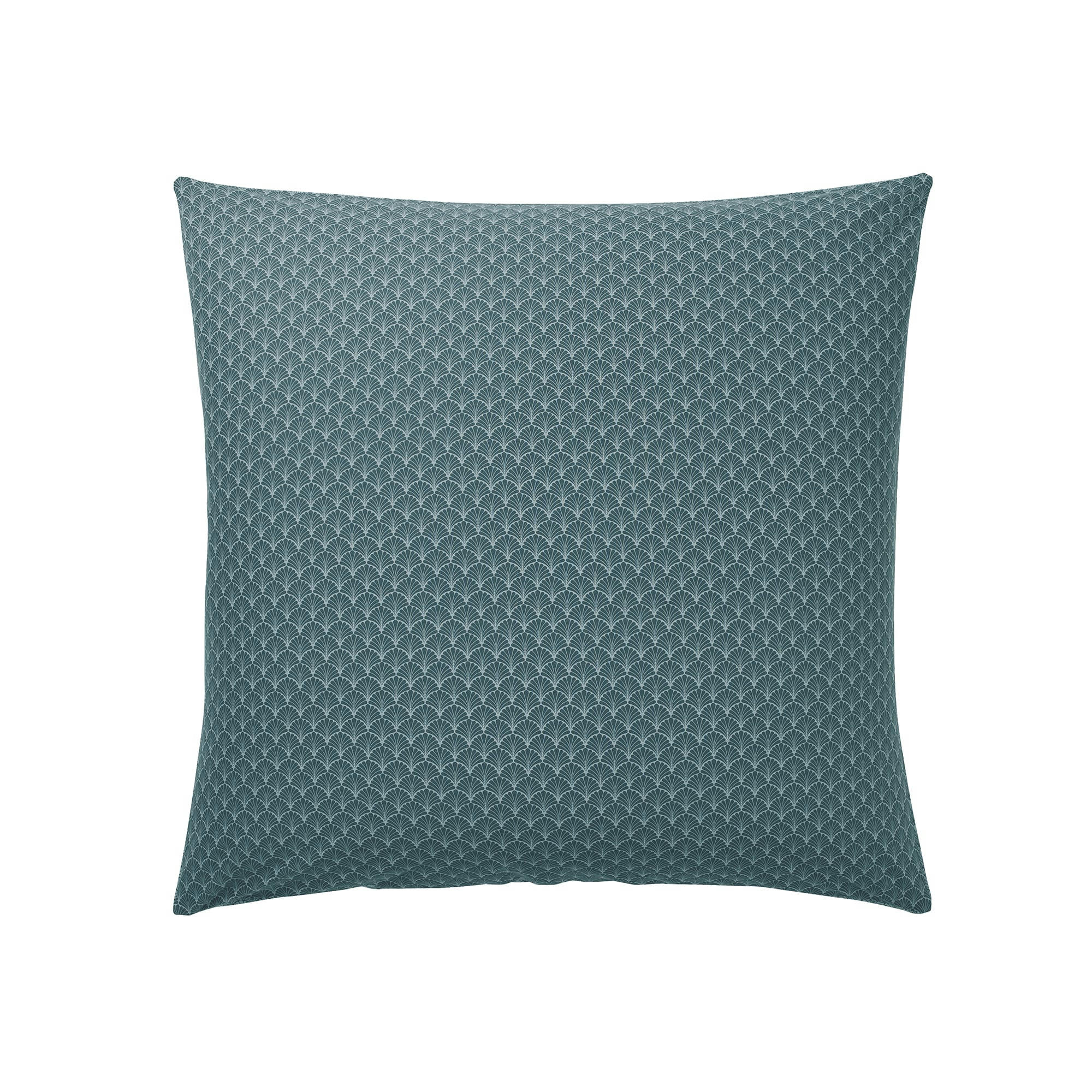 CAMILLE - Taie d'oreiller en bambou vert émeraude 63 x 63