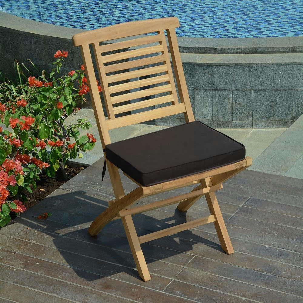 - Coussin Noir pour chaises et fauteuils pliants