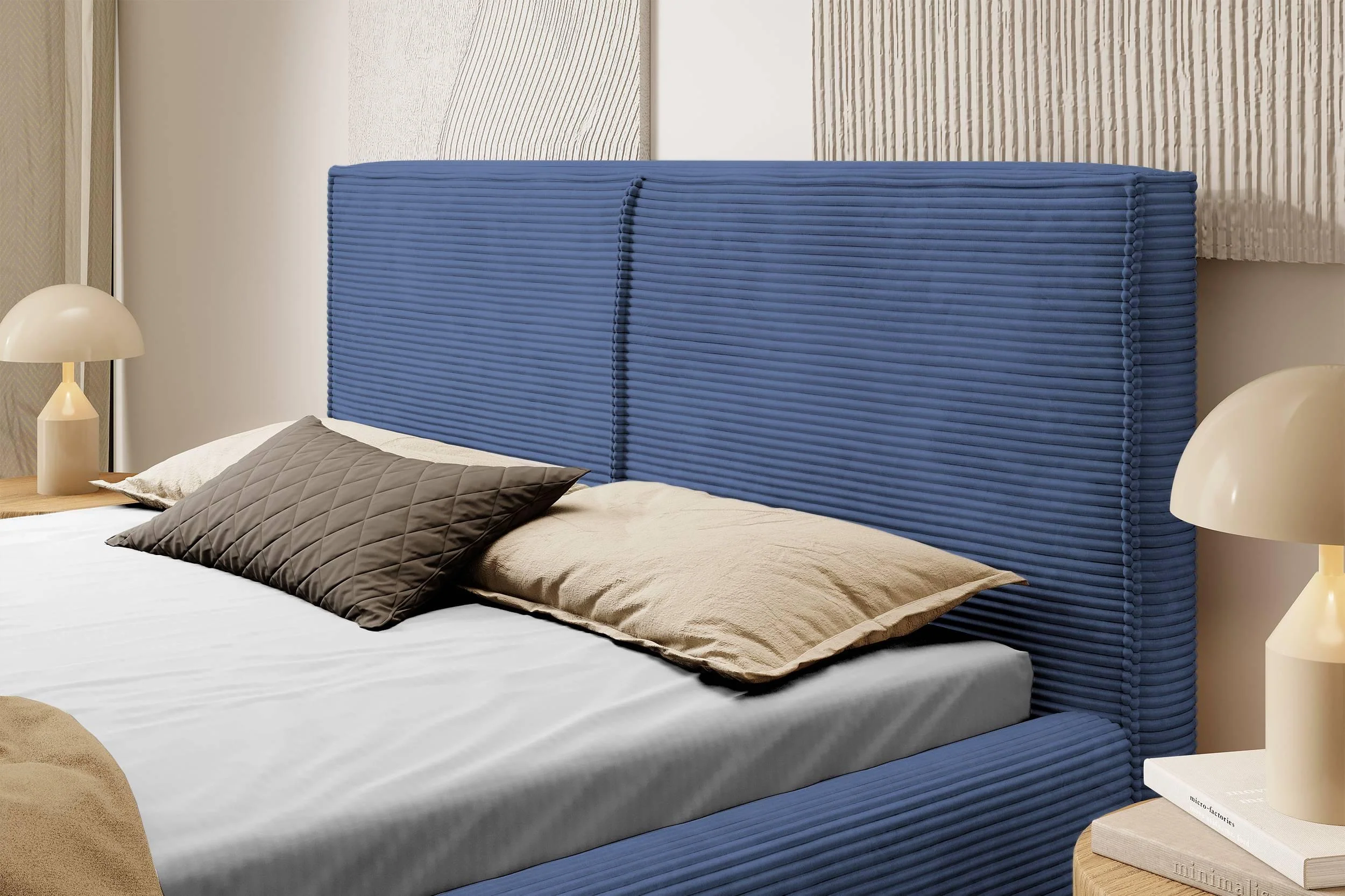 Bedframe Olivier ribstof