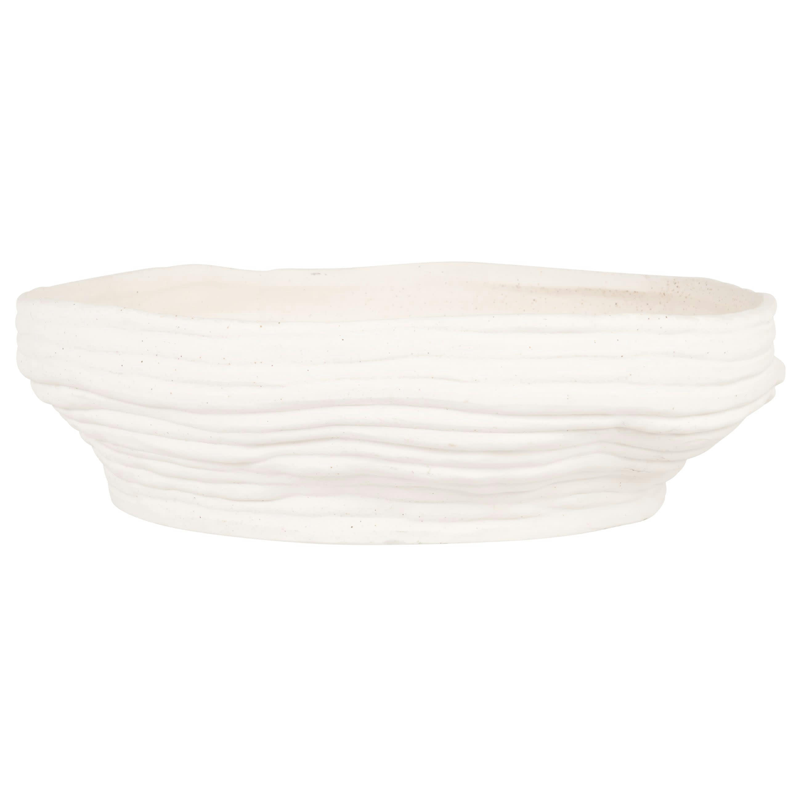 TUZ - Coupe en terre cuite blanche