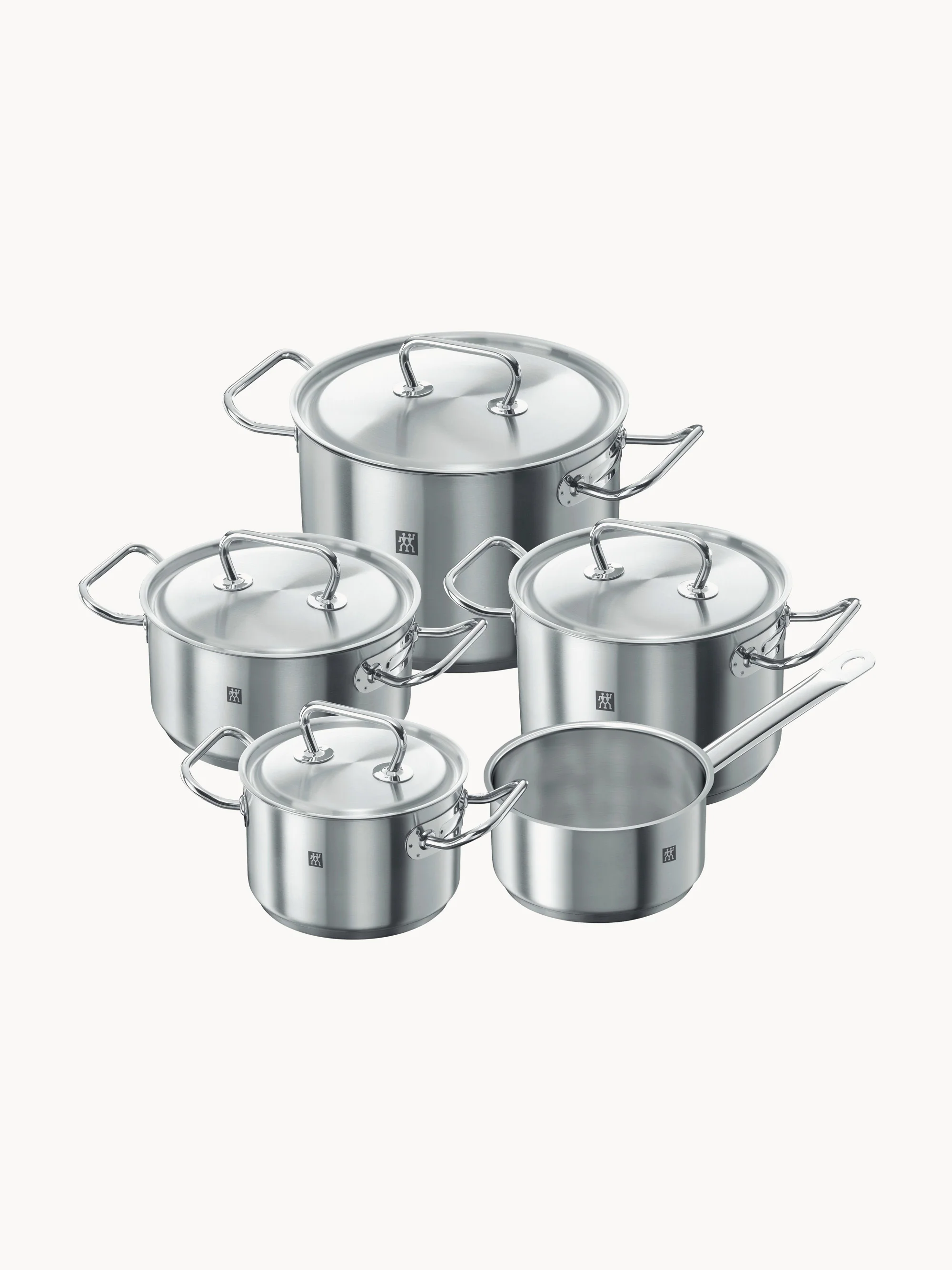 Kochtöpfe-Set Twin Classic aus Edelstahl, 5er-Set