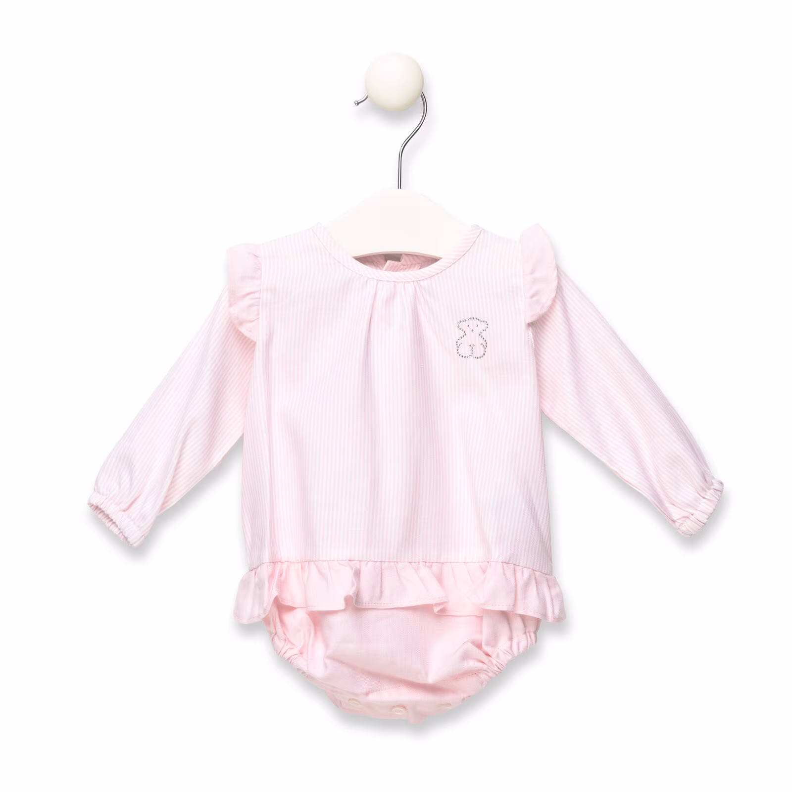 Body con volantes Cord Rosa