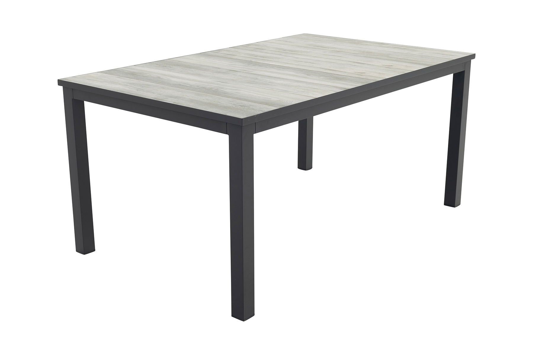 Hartman Comino dining tuintafel 163x105 cm. - Keramiek Grijs