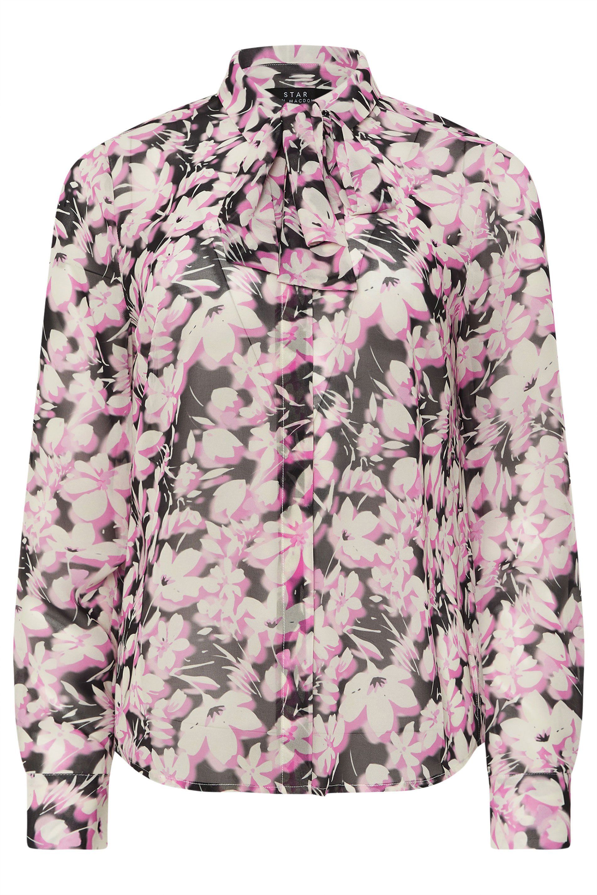 Star by Julien Macdonald Floral Tie Neck Blouse