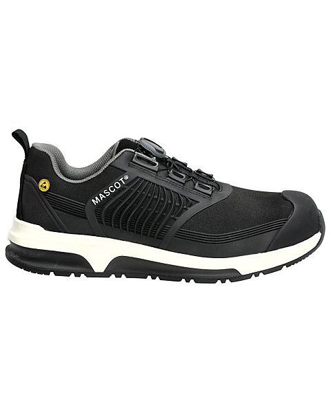 Chaussures de sécurité basses MASCOT F0660-709 avec BOA Fit System, Noir
