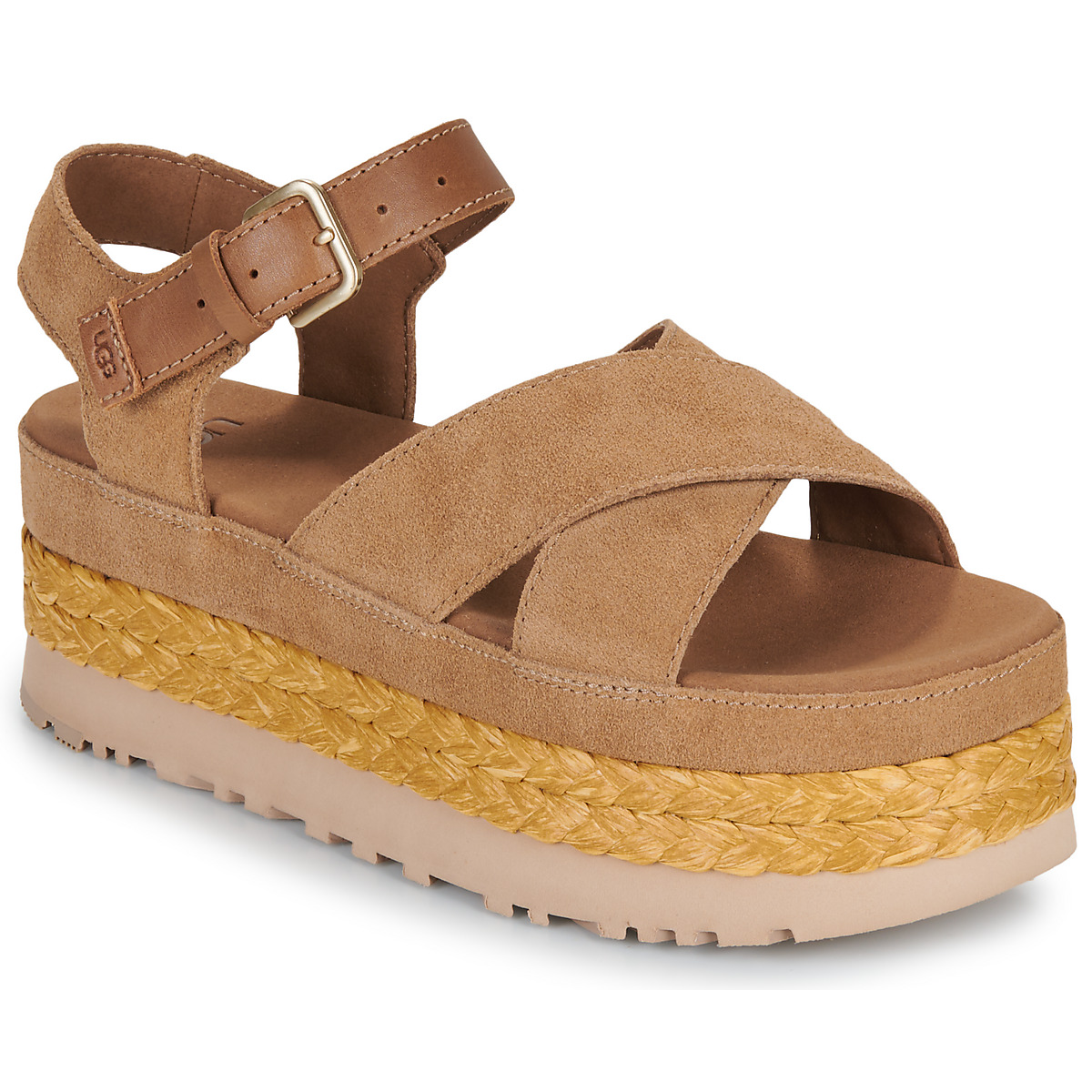UGG - W AUBREY ANKLE STRAP - Cognac